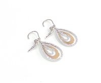 Orecchini Stocco Gioielli Donna in Oro bianco Cubic Zirconia OGBZ - OGBZ